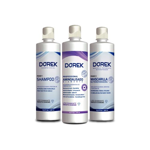 Kit Aminoacidos con pigmento 3 Pasos 500ml